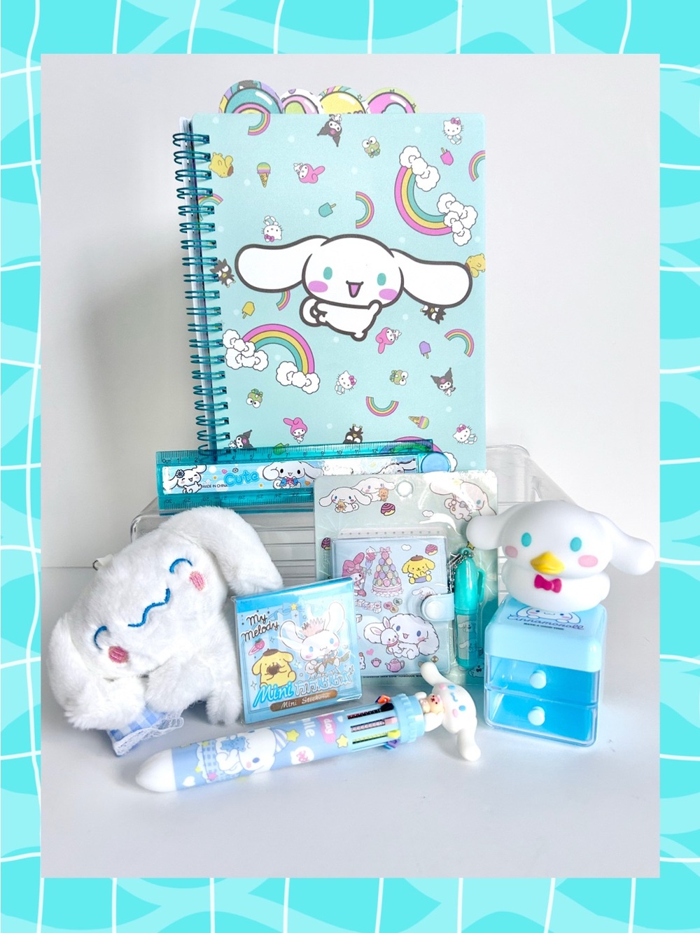 🩵(CIN339) Cinnamoroll Adorable 8-Piece Fun Bundle!